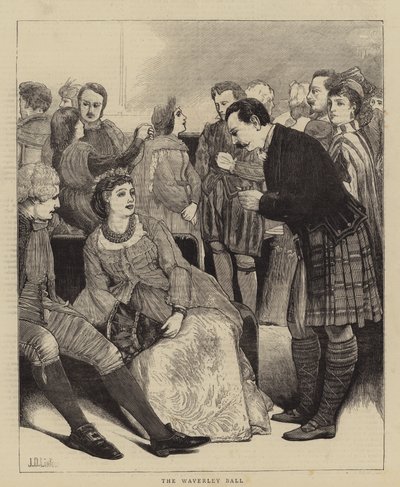 Het Waverley Bal door James Dromgole Linton
